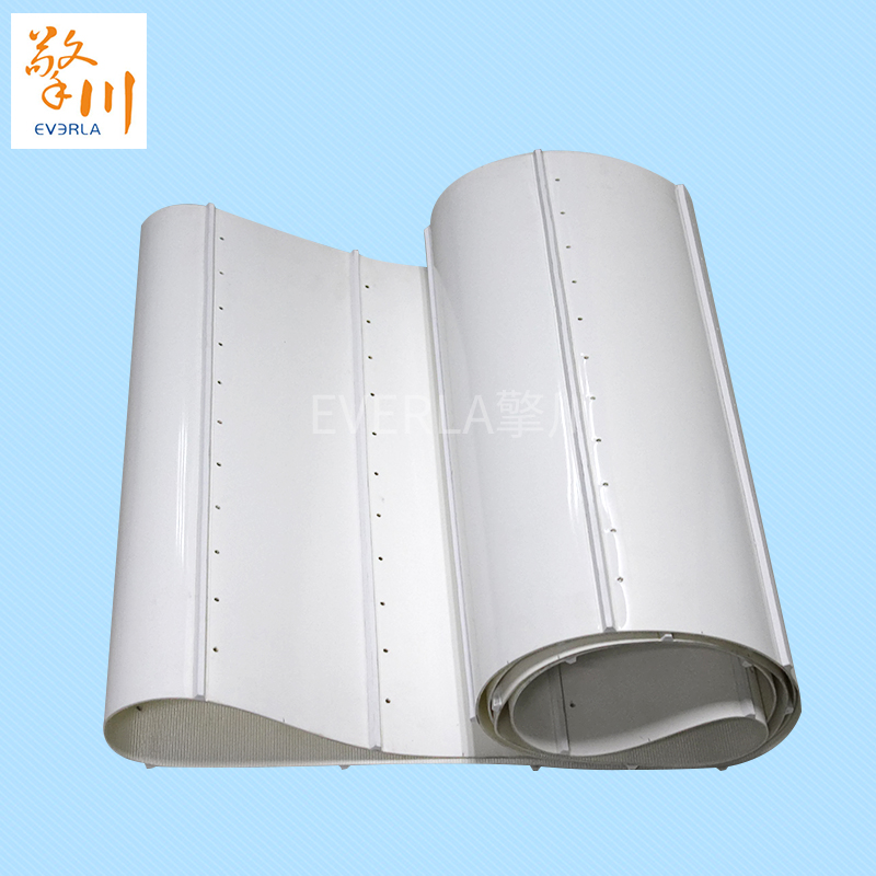 pvc<a href='http://wxnic.cn/shusongdai/' target='_blank'><u>輸送帶</u></a>加導(dǎo)條打孔食品<a href='http://wxnic.cn/shusongdai/' target='_blank'><u>輸送帶</u></a>主圖
