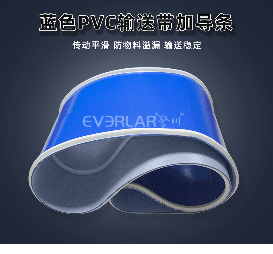 藍(lán)色PVC<a href='http://wxnic.cn/shusongdai/' target='_blank'><u>輸送帶</u></a>加導(dǎo)條<a href='http://wxnic.cn/shusongdai/' target='_blank'><u>輸送帶</u></a>詳情01
